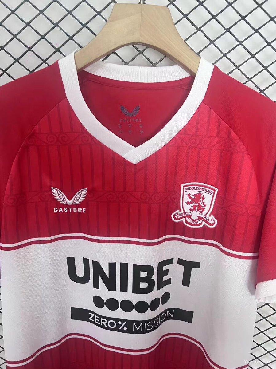 25/26 Middlesbrough Home Jersey152025-07-12