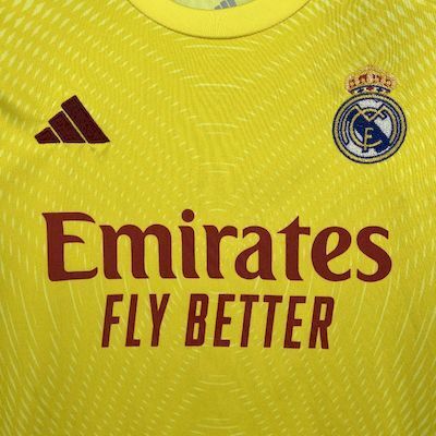 Real Madrid 2025/26 Yellow Goalkeeper Kids Kit10