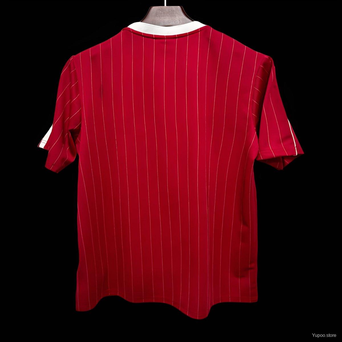 25/26 Manchester United Adidas Original Terrace Icons Wine Jersey22025-10-01