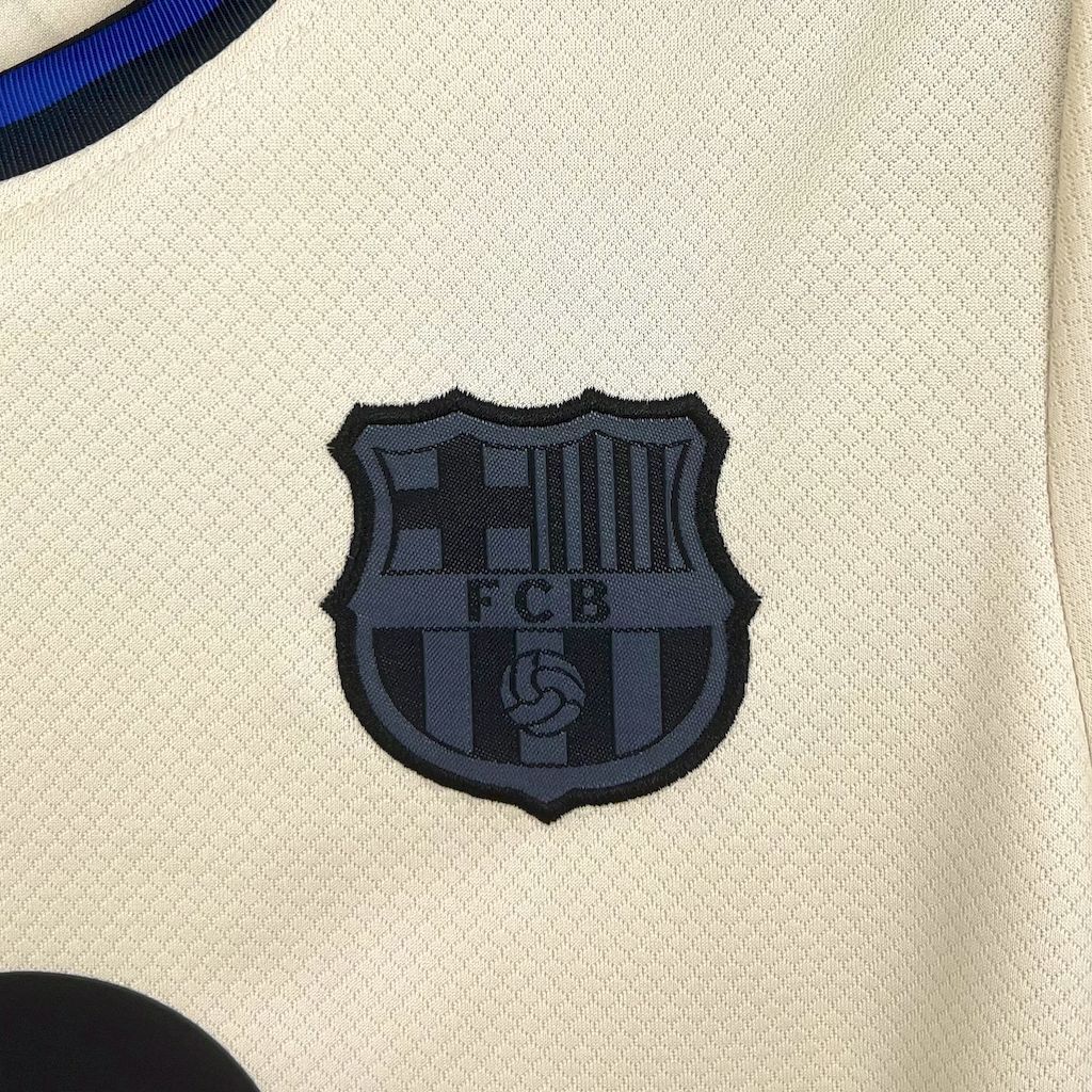 Barcelona 2025/26 Away Kids Kit12
