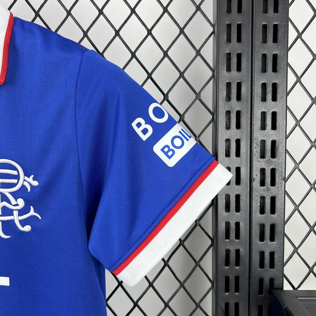Rangers 2025/26 Home Kids Kit8