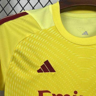 Real Madrid 2025/26 Yellow Goalkeeper Kids Kit10