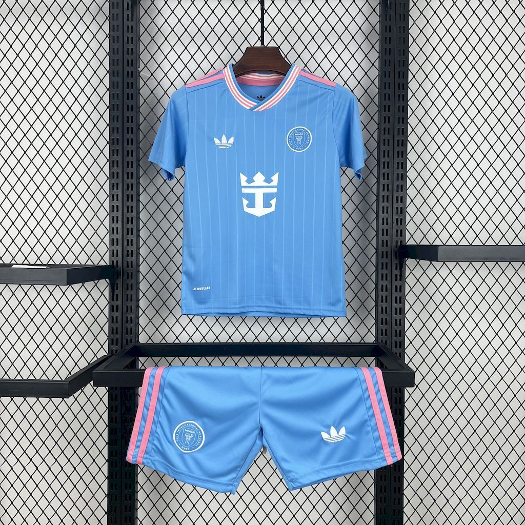 Inter Miami 2025/26 Third Kids Kit6
