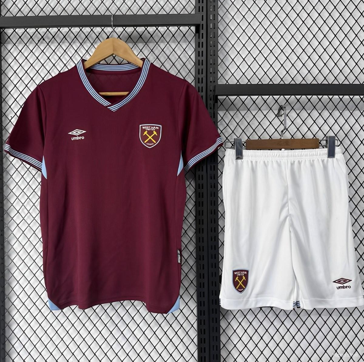 25/26 Kids West Ham United Home Jersey22025-07-19