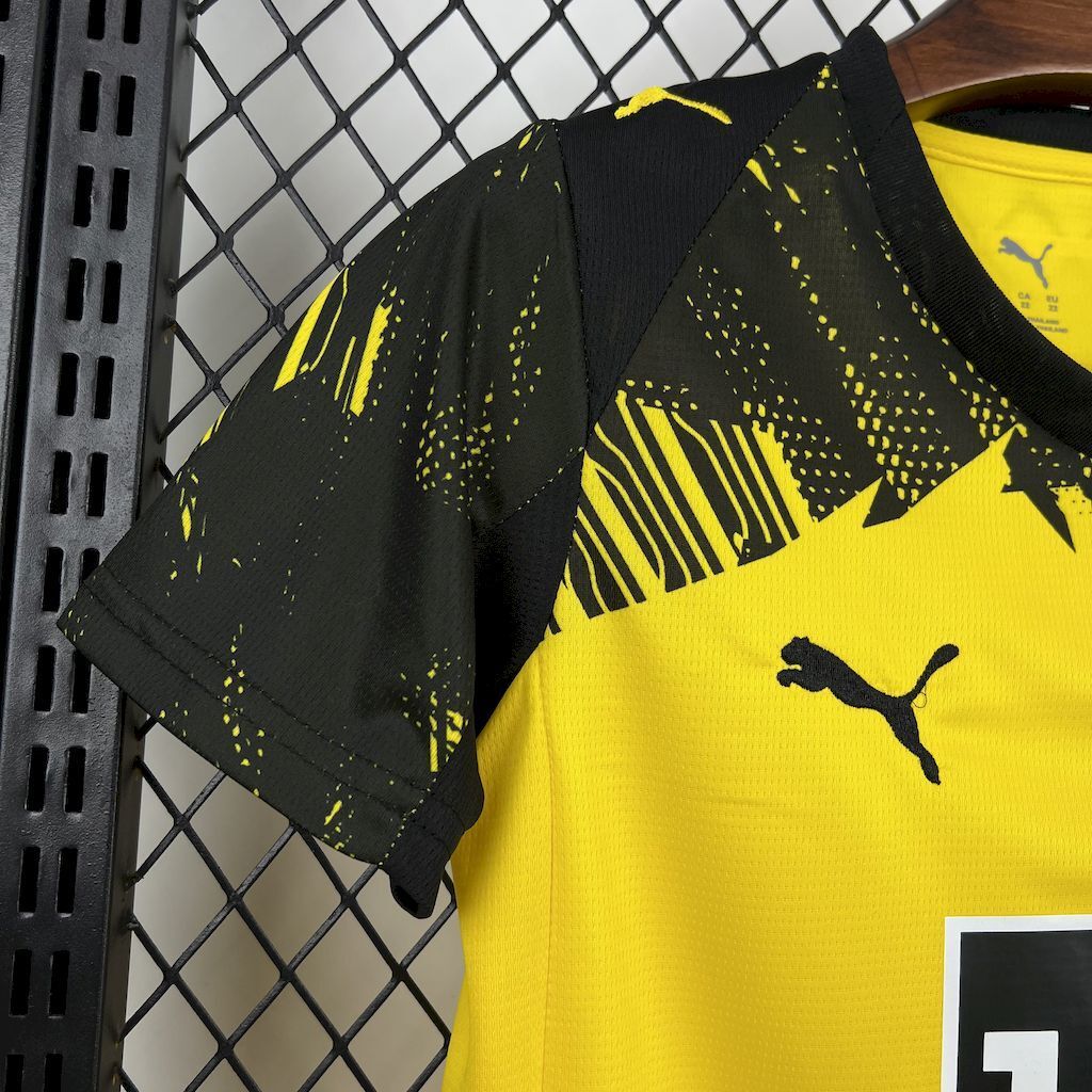 Borussia Dortmund 2025/26 Home Kids Kit8