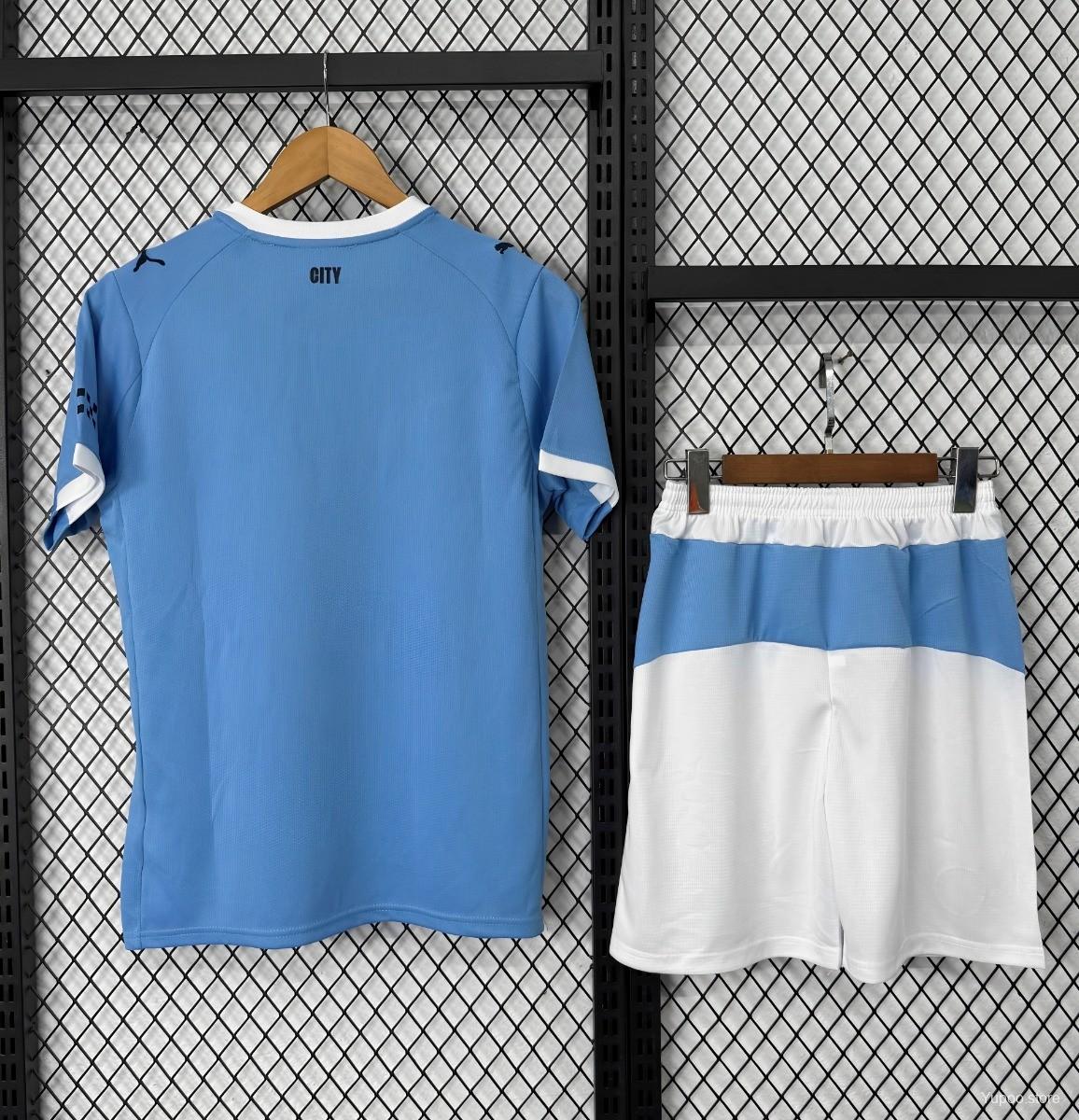 25/26 Kids Manchester City Home Short Sleeve Jersey22025-09-01 (Copy)