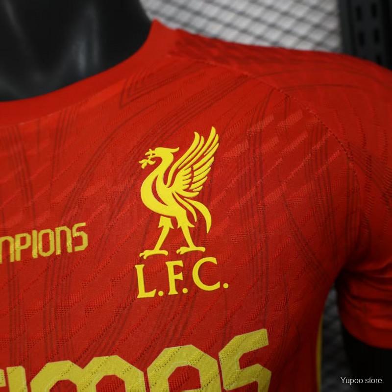 Player Version 25/26 Liverpool 20times Champions Jersey82025-07-02