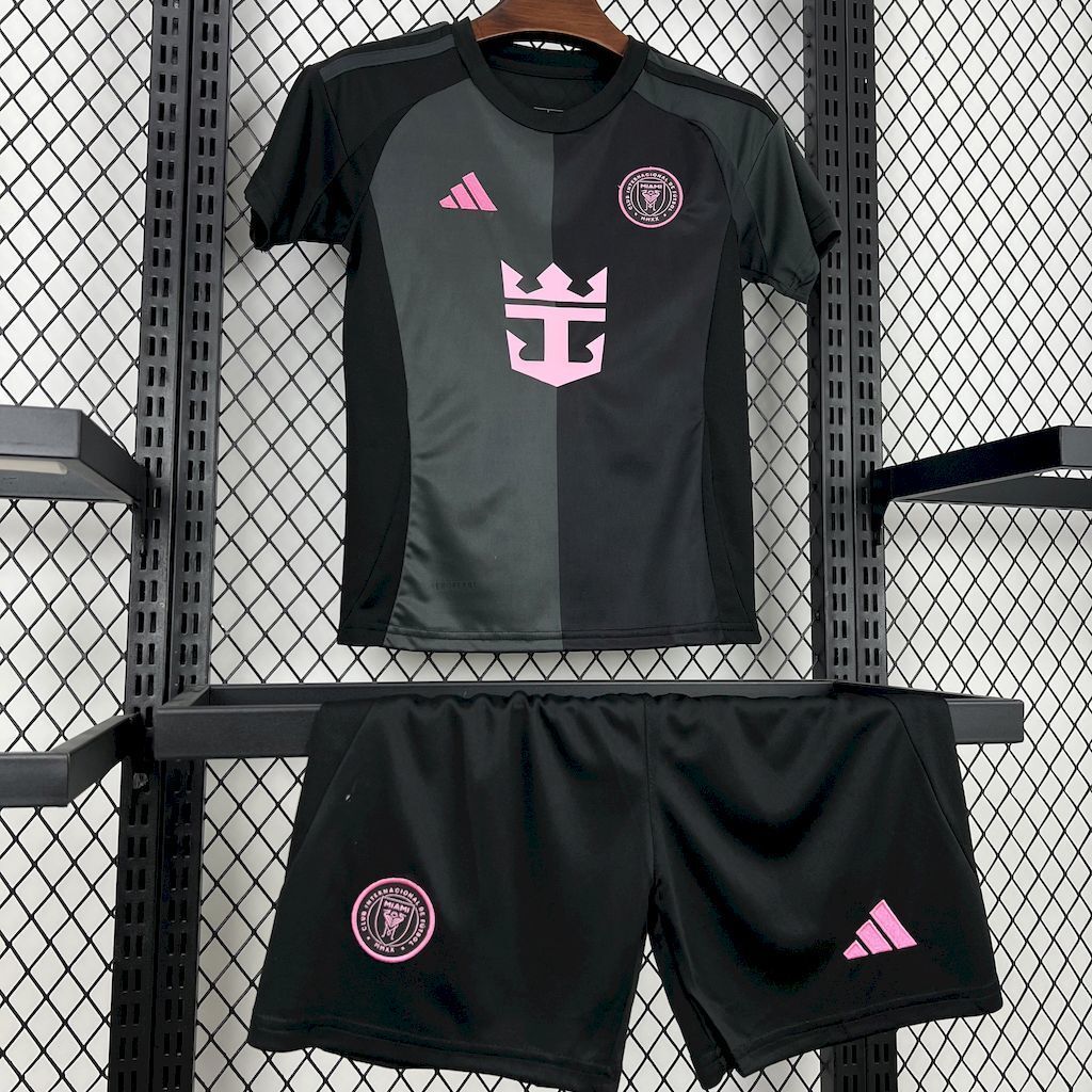 Inter Miami 2025/26 Away Kids Kit5