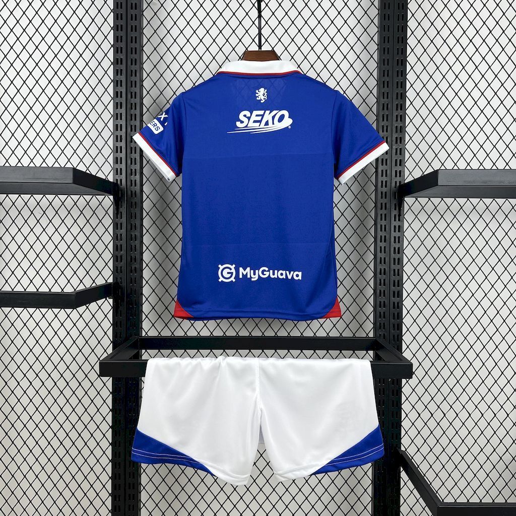 Rangers 2025/26 Home Kids Kit8
