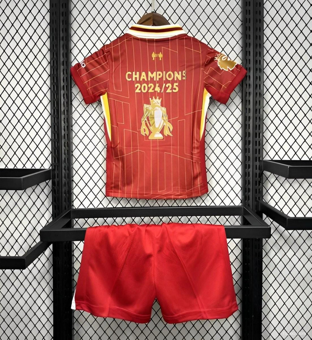 24/25 Kids Liverpool Home Jersey With Champion Printing22025-05-27