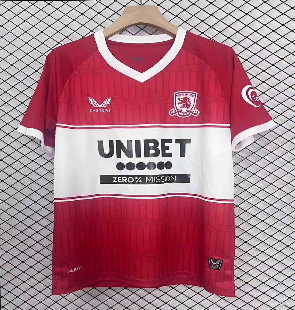 25/26 Middlesbrough Home Jersey152025-07-12