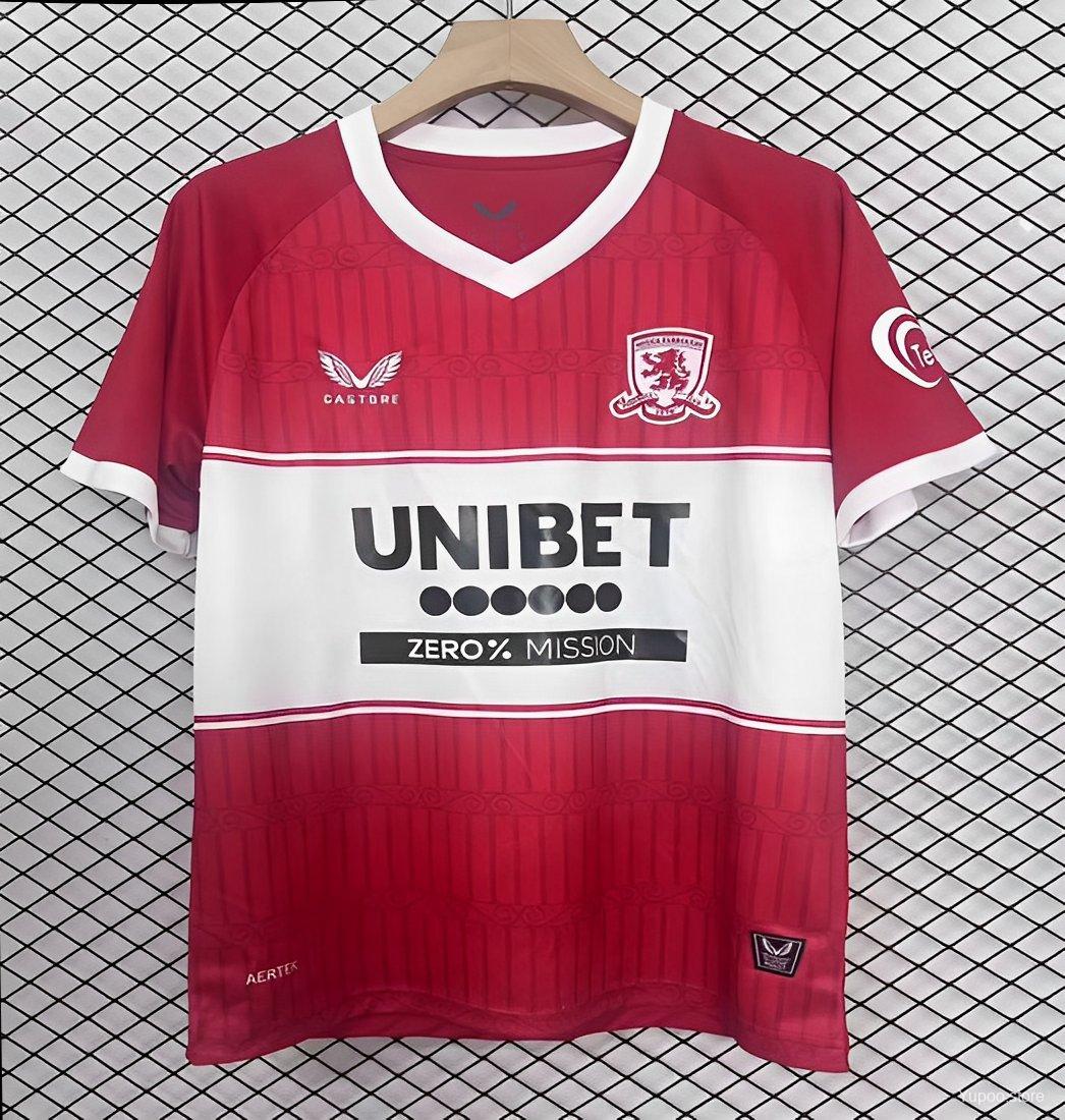 25/26 Middlesbrough Home Jersey152025-07-12