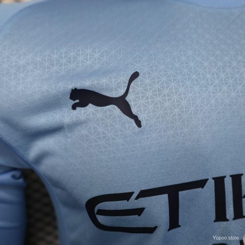 25/26 Kids Manchester City Home Long Sleeve Jersey22025-09-01