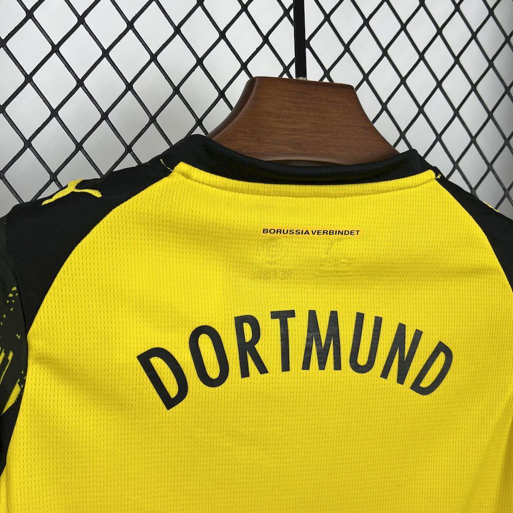 Borussia Dortmund 2025/26 Home Kids Kit8