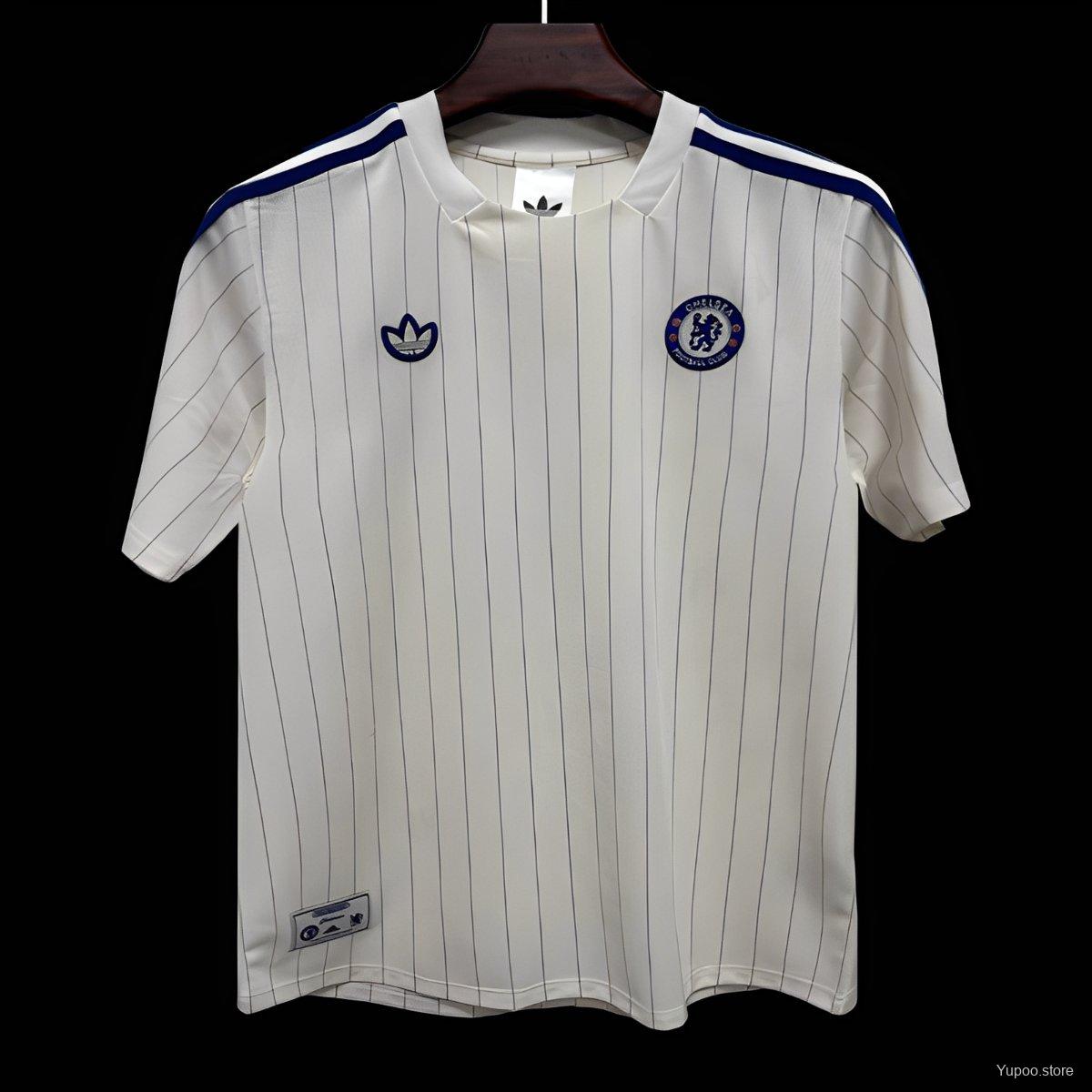 25/26 Chelsea Adidas Original Terrace Icons WHITE Jersey22025-10-01