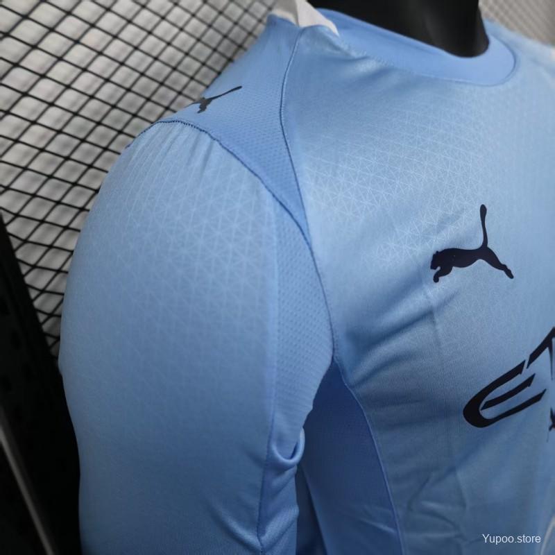 25/26 Kids Manchester City Home Long Sleeve Jersey22025-09-01