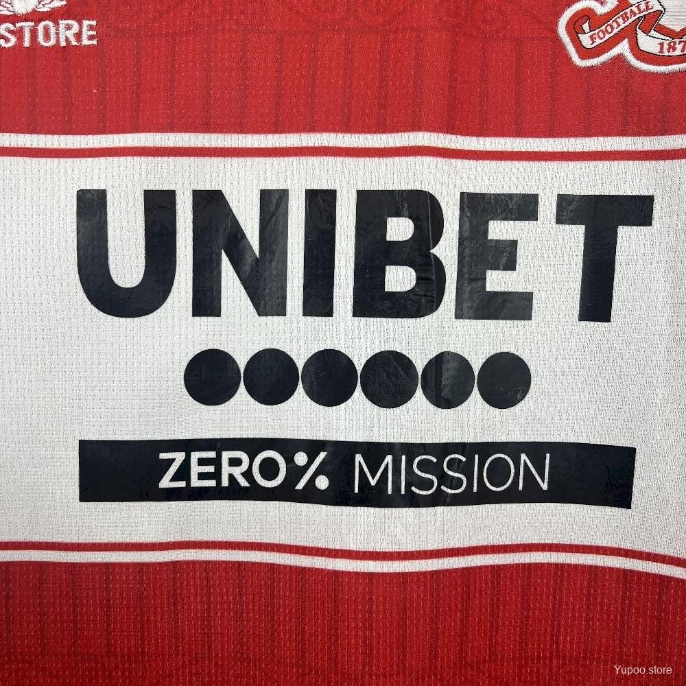 25/26 Middlesbrough Home Jersey152025-07-12
