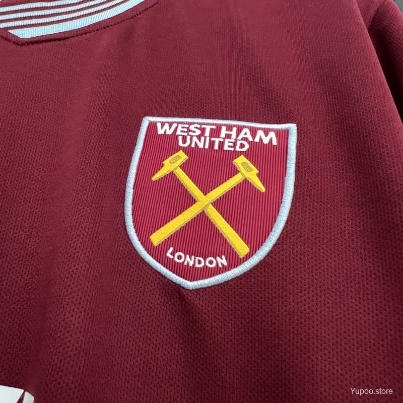 25/26 West Ham United Home Jersey92025-09-17