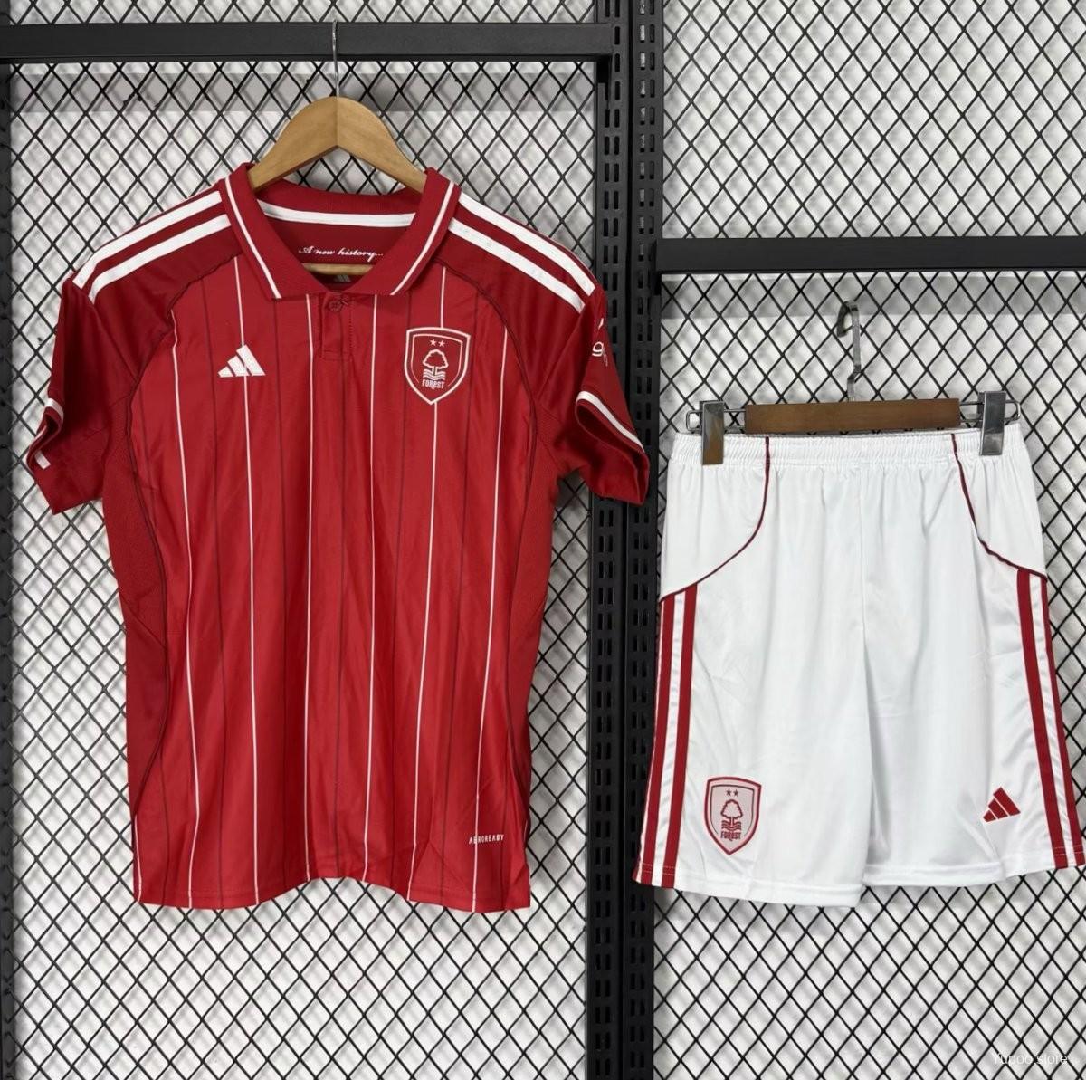 25/26 Kids Nottingham Forest Home Jersey22025-08-12