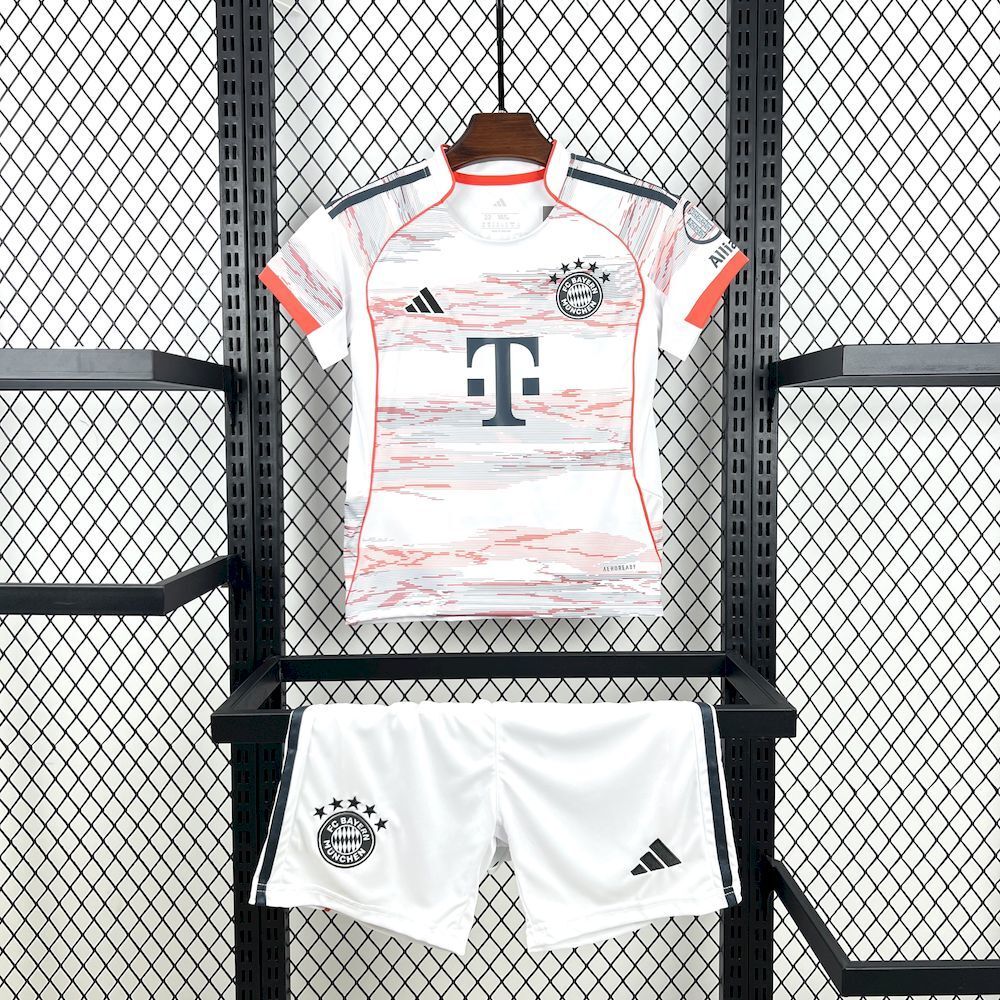 Bayern Munich 2025/26 Away Kids Kit9