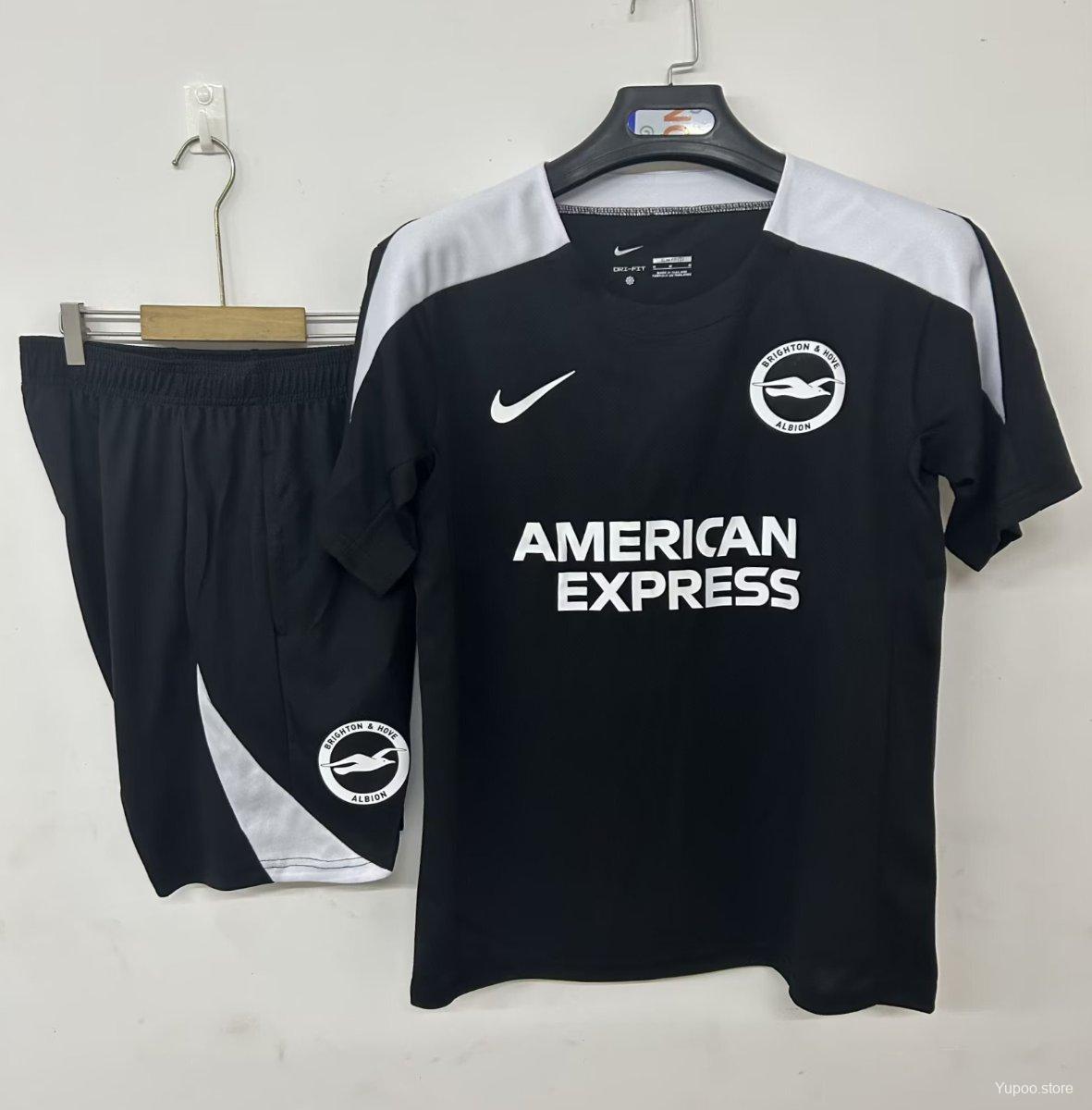 25/26 Chelsea Training Jersey Black+ Shorts22025-09-26