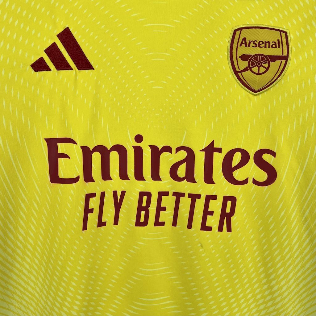 Arsenal 2025/26 Yellow goalkeeper Jersey8