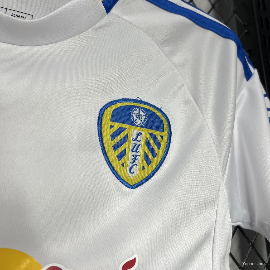24/25 Kids Leeds United Away White Jersey72024-07-19