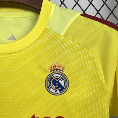 Real Madrid 2025/26 Yellow Goalkeeper Kids Kit10