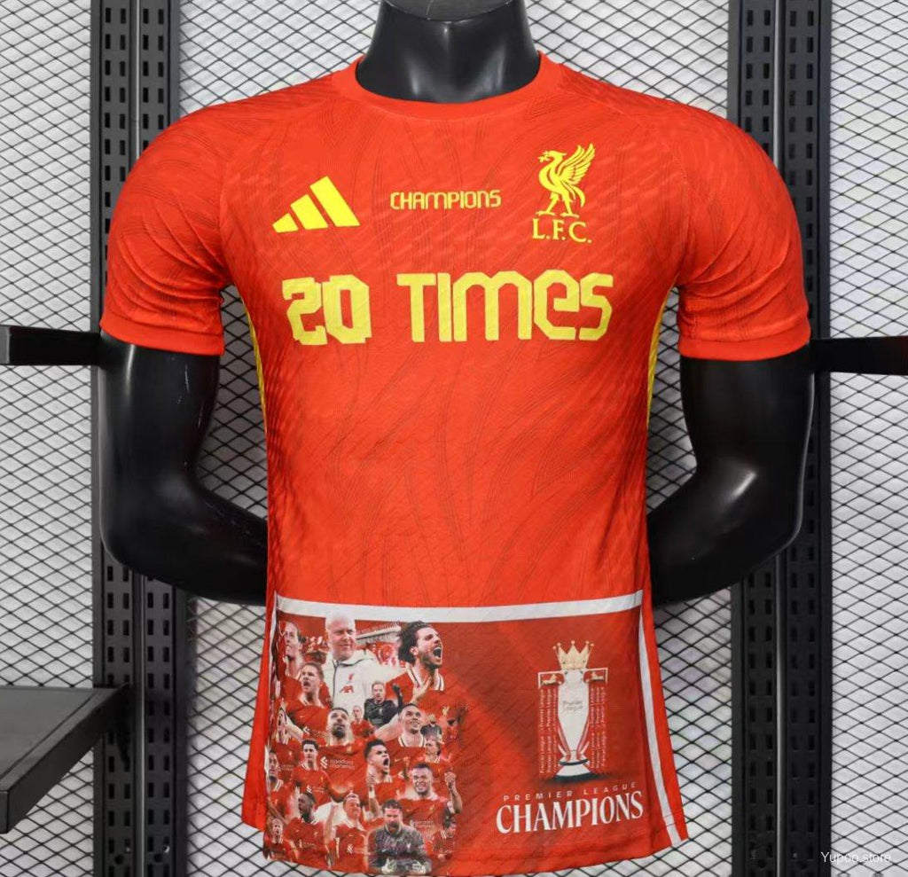 Player Version 25/26 Liverpool 20times Champions Jersey82025-07-02