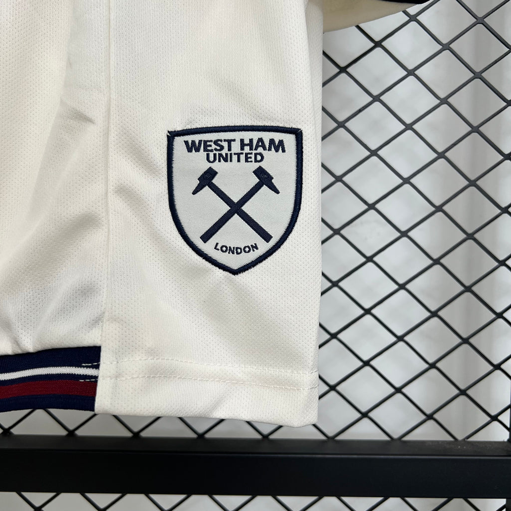 25/26 Kids West Ham United away Size: 16-287