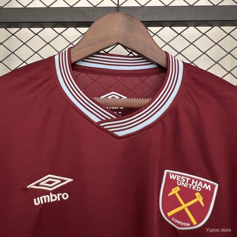 25/26 West Ham United Home Jersey92025-09-17