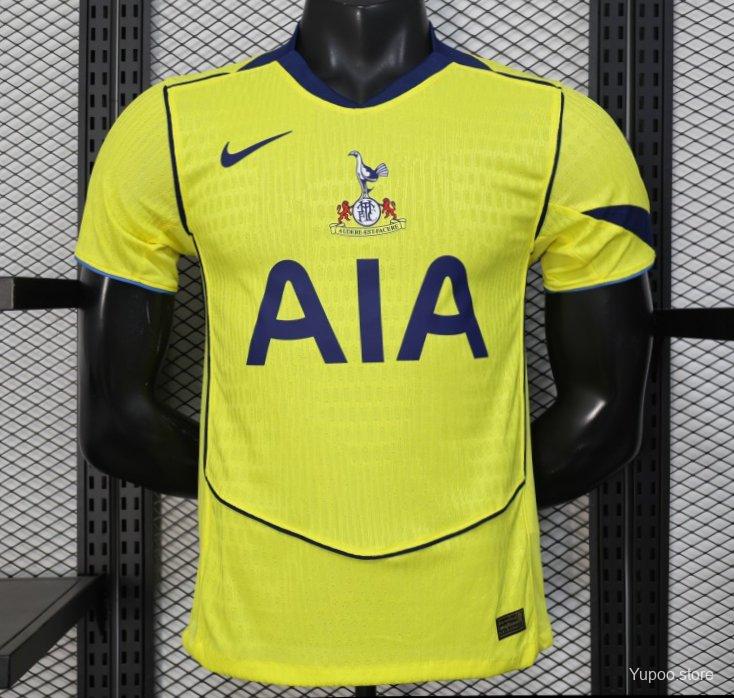 Player Version 25/26 Tottenham Hotspur Third Yellow Jersey102025-09-28