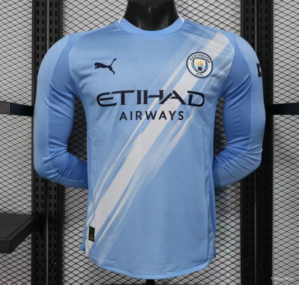 25/26 Kids Manchester City Home Long Sleeve Jersey22025-09-01