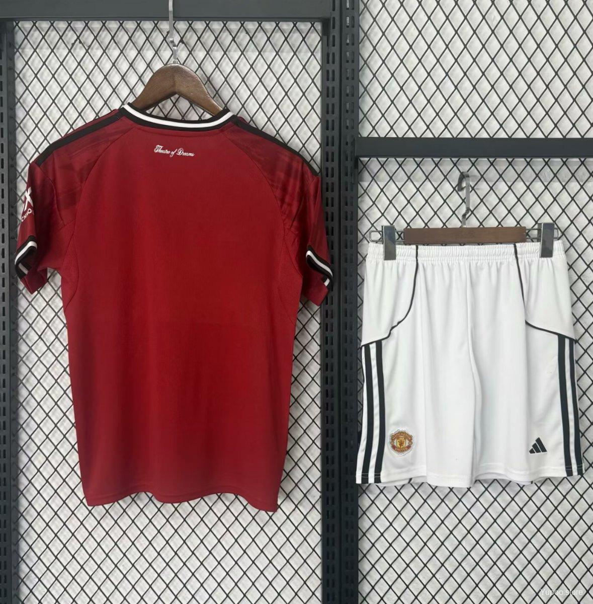 25/26 Kids Manchester United Home Jersey22025-05-28