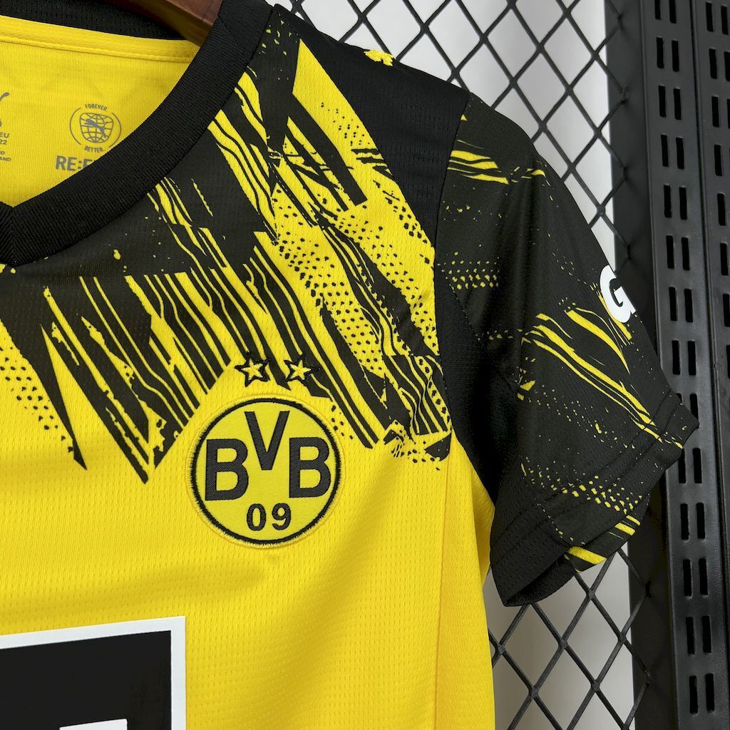 Borussia Dortmund 2025/26 Home Kids Kit8