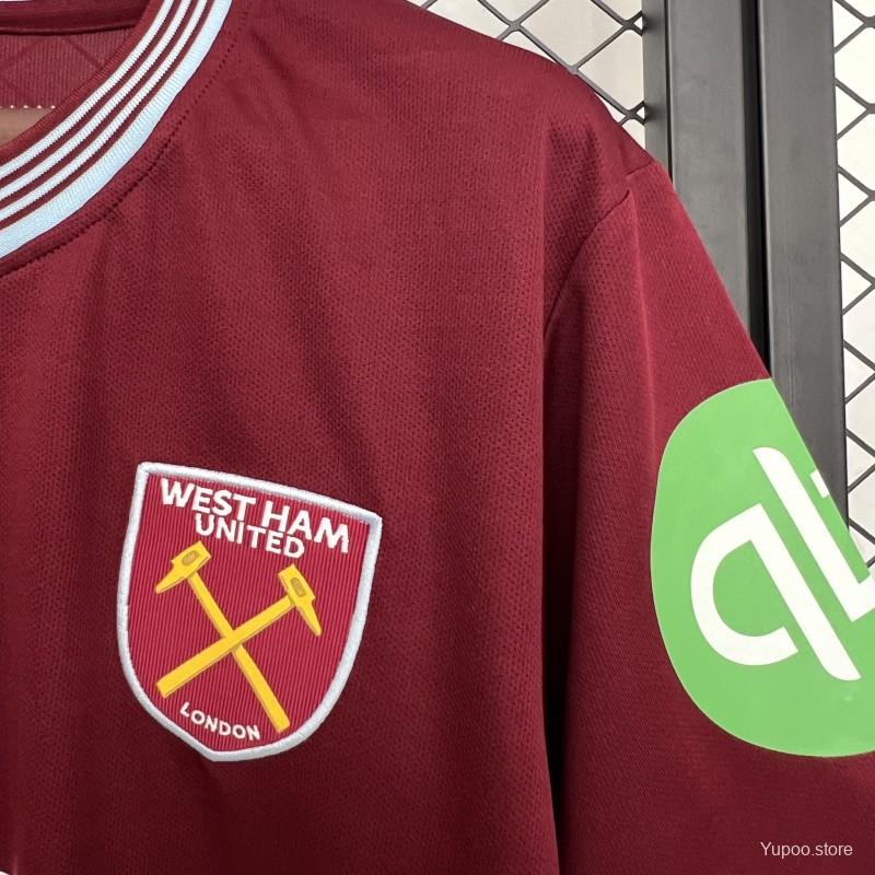 25/26 West Ham United Home Jersey92025-09-17