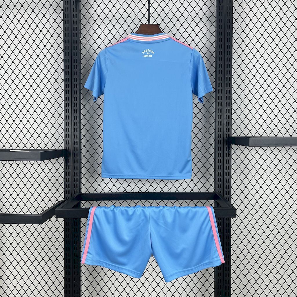Inter Miami 2025/26 Third Kids Kit6