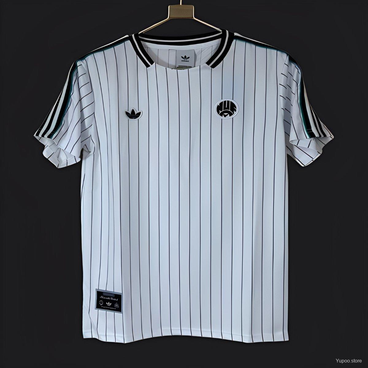 25/26 Newcastle United Adidas Original White Terrace Icons Jersey22025-09-29