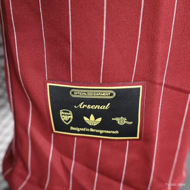 Player Version 25/26 Arsenal Wine Casual Jersey82025-09-21