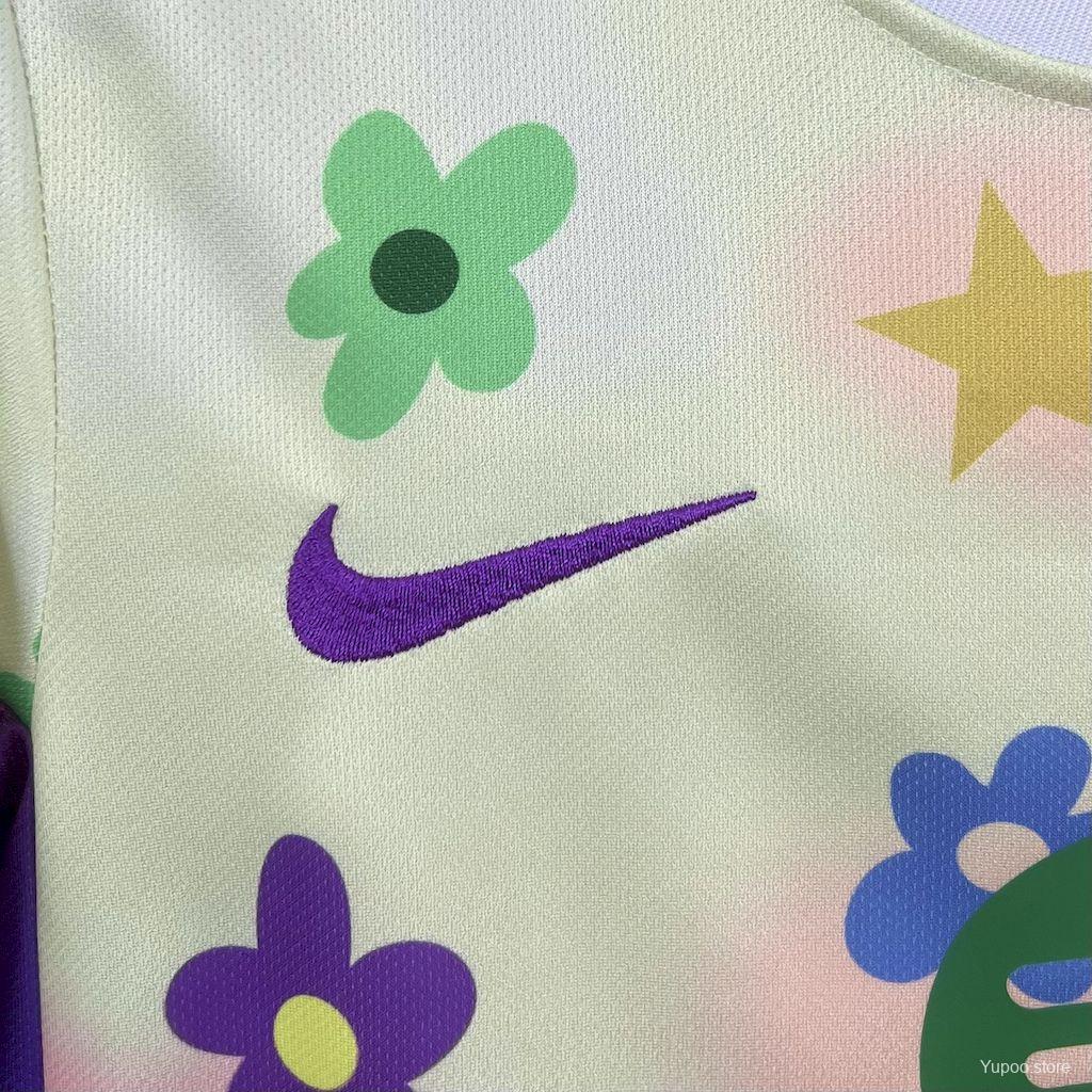 2025/26 Kids Barcelona Flower Special Edition Jersey112025-07-06