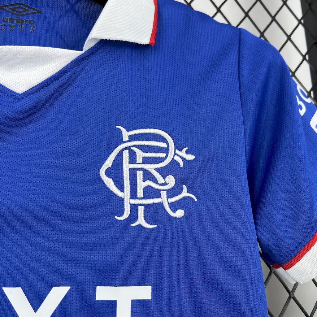 Rangers 2025/26 Home Kids Kit8