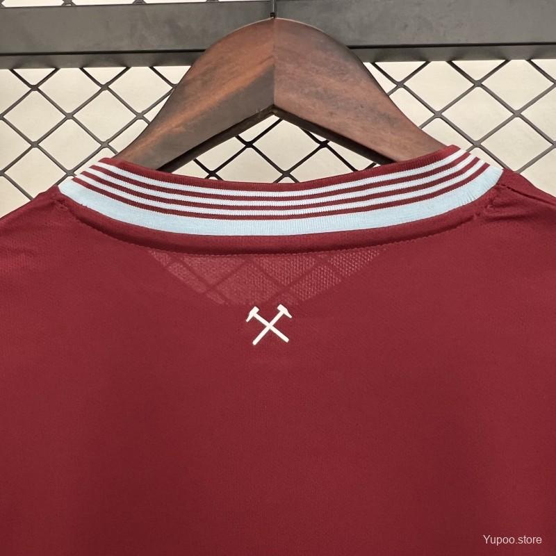 25/26 West Ham United Home Jersey92025-09-17