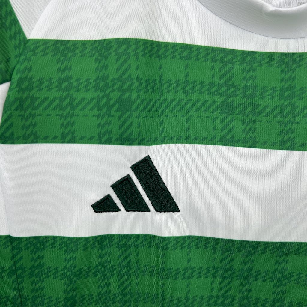Celtic 2025/26 Home Kids Kit9