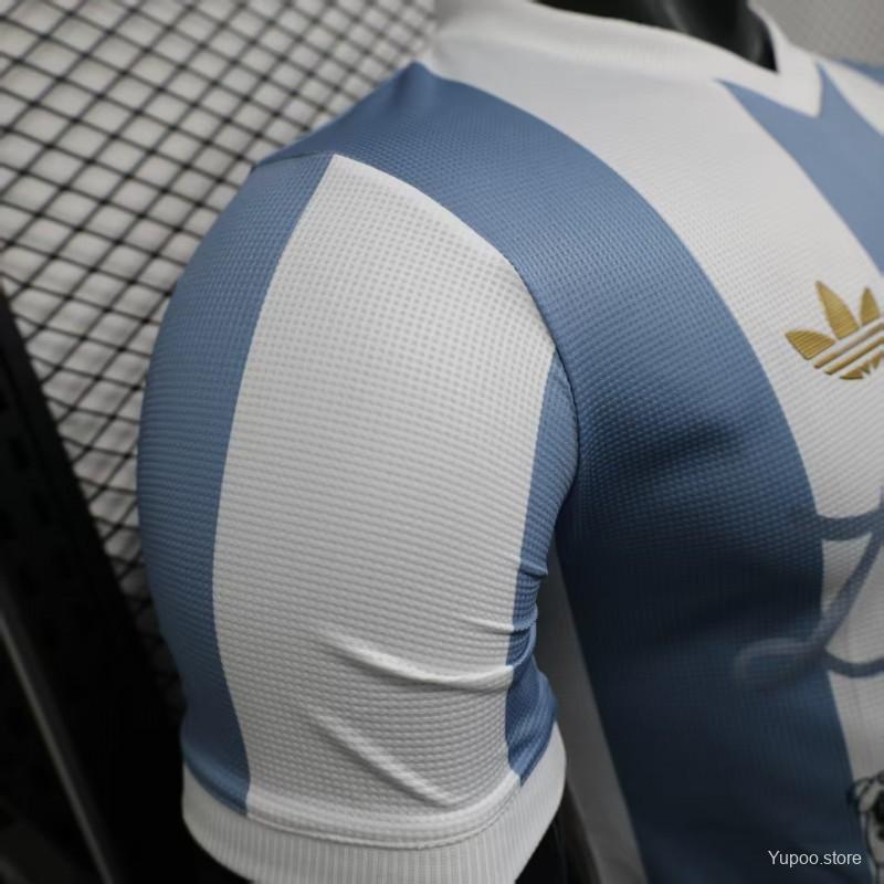 Player Version 2025 Argentina Blue with Messi Celebration Print Jersey92025-06-12