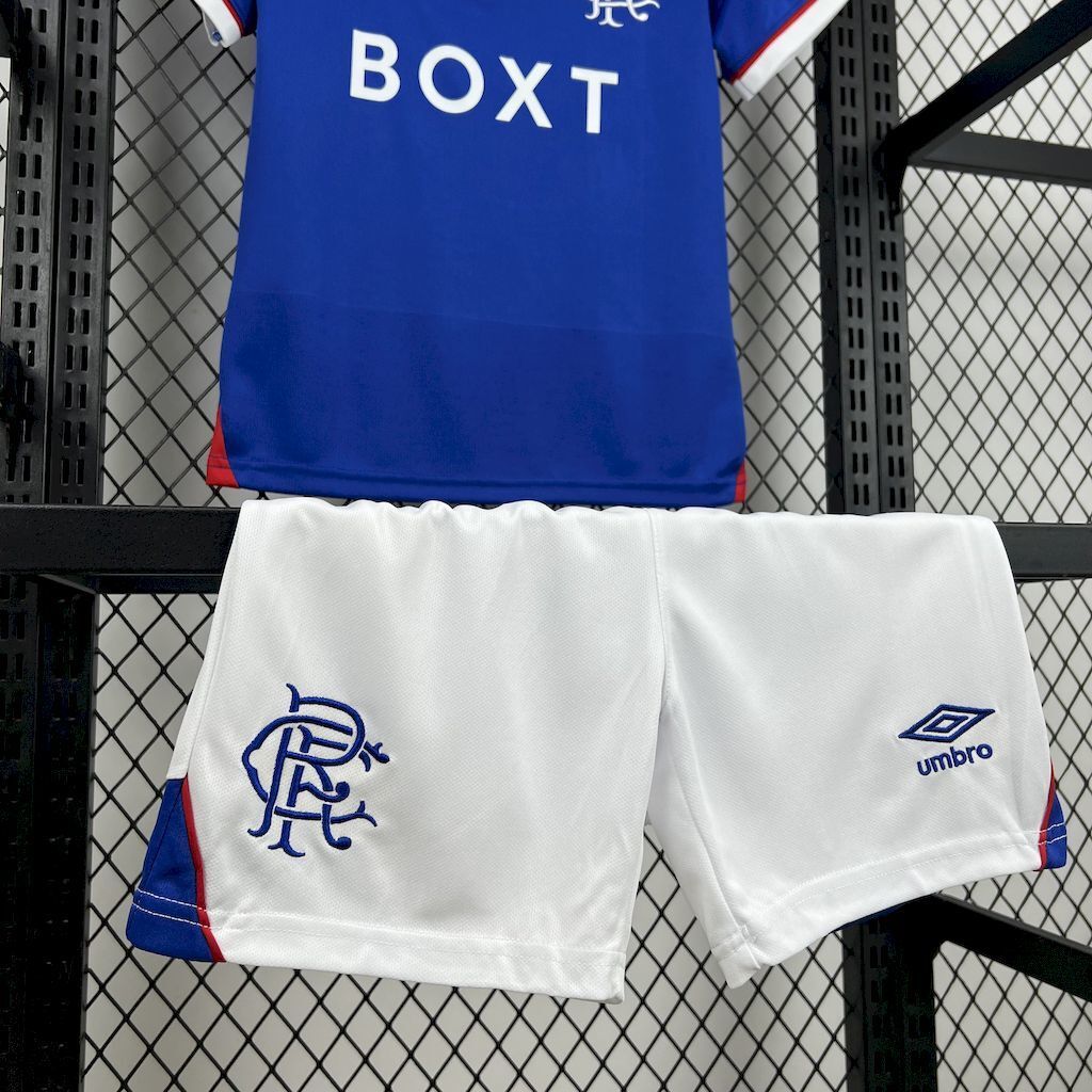 Rangers 2025/26 Home Kids Kit8