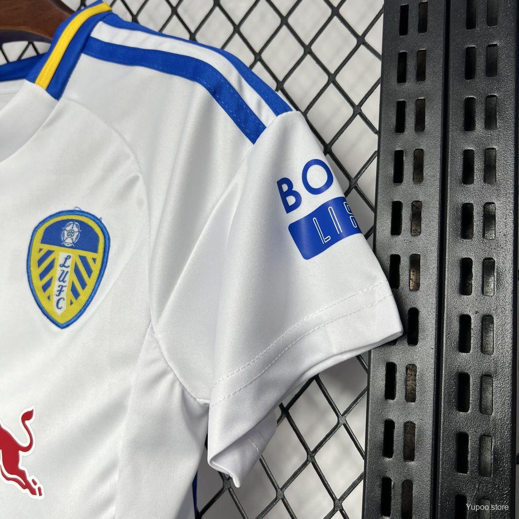 24/25 Kids Leeds United Away White Jersey72024-07-19