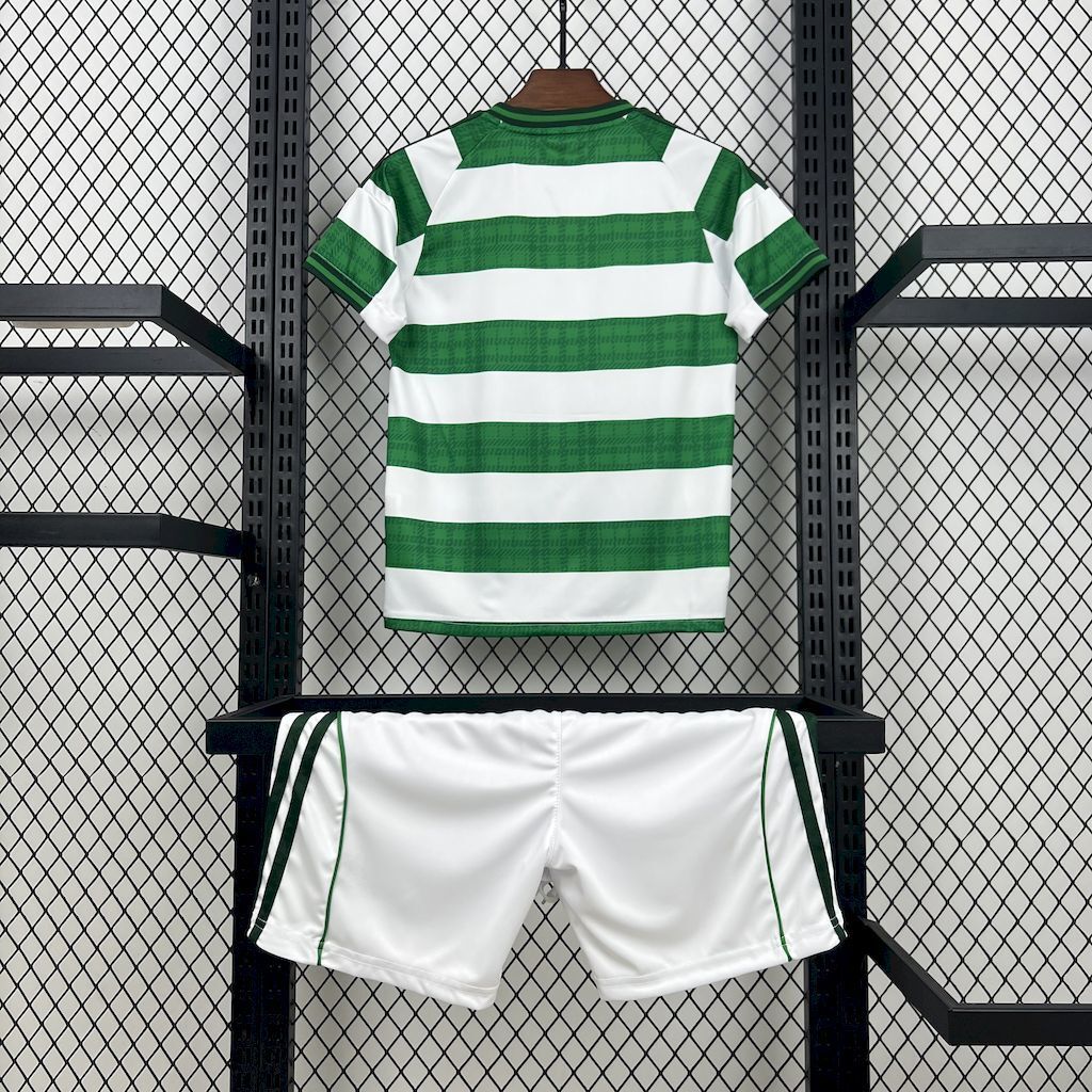 Celtic 2025/26 Home Kids Kit9