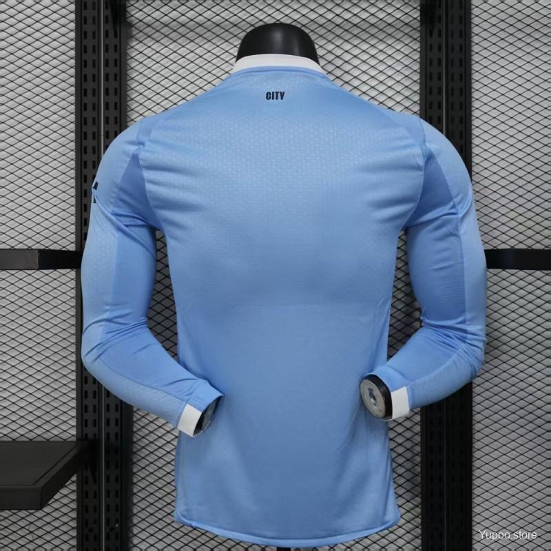 25/26 Kids Manchester City Home Long Sleeve Jersey22025-09-01